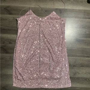 Plus Sequin Cami Bodycon Dress